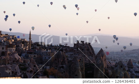 Cappadocia Uchisar balloon 126436401