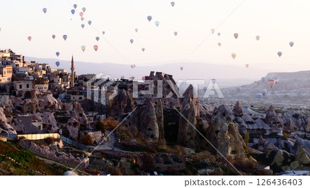 Cappadocia Uchisar balloon 126436403
