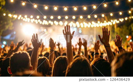Outdoor festival image (AI generated image) Outdoor festival image (AI generated image) 126436429