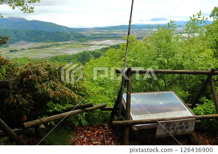 從小谷城姉川戰場瞭望台眺望的景色(滋賀縣長濱市) 從小谷城姉川戰場瞭望台眺望的景色(滋賀縣長濱市) 126436900
