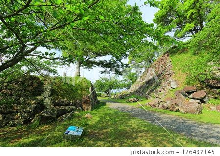 [Saga Prefecture] Nagoya Castle on a clear day, Ote-michi ruins 126437145