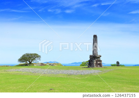 [佐賀郡] 晴天的名古屋城遺址紀念碑 126437155