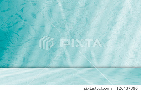 Green Shadow Backdrop Background Product 3d Bg Light Leaf Wall Podium Abstract Leaves Minimal Table Presentation Summer Tropic, Loft Backdrop Platform Pastel Gradient Two Tone Studio Floor Scene Bar 126437386