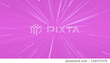 Image of pink trails moving on pink background 126437476