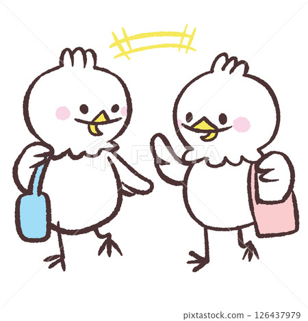 白鳥行走和說話的插圖 126437979