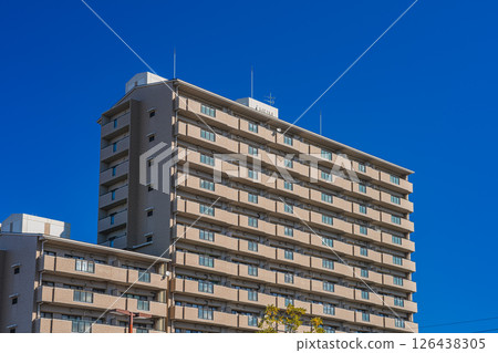 磐田市(靜岡縣)豐田町站週邊公寓大樓景觀 磐田市(靜岡縣)豐田町站週邊公寓大樓景觀 126438305