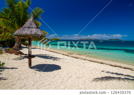 大洋洲斐濟共和國維提島西部瑪瑪努卡群島瑪娜島南灘 大洋洲斐濟共和國維提島西部瑪瑪努卡群島瑪娜島南灘 126438370