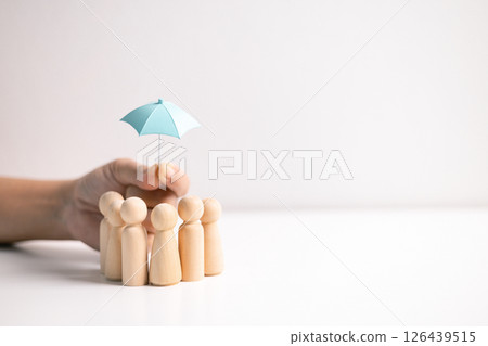 Life insurance provides protection and care for a family, ensuring that the mother, father, and child are financially safeguarded in the event of a loss of the primary income-earning person. 126439515