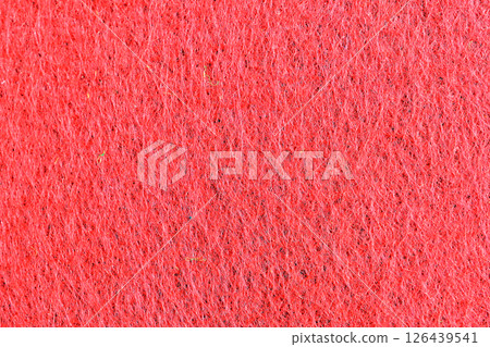 Textured pattern of red felt. Textured pattern of red felt. 126439541