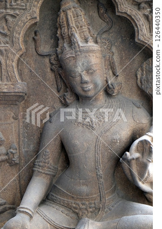 Avalokitesvara, from 10th century found in Khondalite Kendrapara, Odisha now exposed in the Indian Museum in Kolkata, West Bengal, India Avalokitesvara, from 10th century found in Khondalite Kendrapara, Odisha now exposed in the Indian Museum in Kolkata, West Bengal, India 126440350