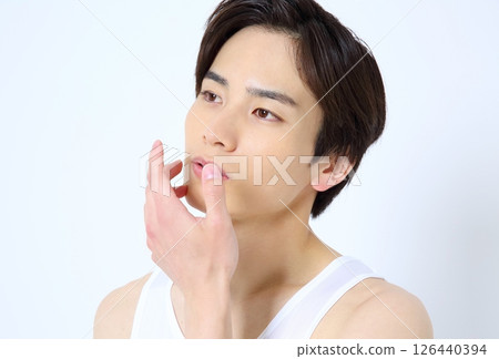 男性肖像美女形象 126440394