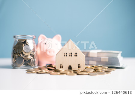 Buy a house, save money for a loan, understand home equity, and consider the value of insurance while collecting coins for additional funds. home, house, loan, equity, save, value, buy, money, coin. Buy a house, save money for a loan, understand home equity, and consider the value of insurance while collecting coins for additional funds. home, house, loan, equity, save, value, buy, money, coin. 126440618
