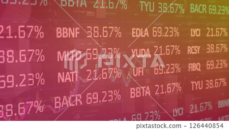 Image of financial data processing Image of financial data processing 126440854