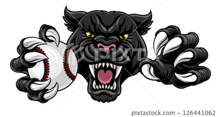 panther baseball mascots 2024 D14-37 panther baseball mascots 2024 D14-37 126441062
