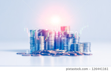 Finance chart showed a significant increase in stock market profits, driven by higher interest rates and steady growth in money investments. finance, growth, increase, interest, money, profit, stock. 126441161