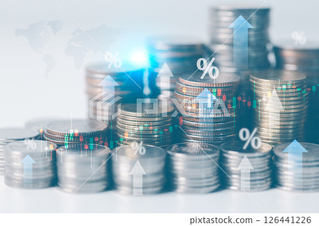 Investing in banking and currency drives financial growth, boosting economy and increasing value of money and coins in finance sector. inance, invest, banking, coin, currency, economy, financial. Investing in banking and currency drives financial growth, boosting economy and increasing value of money and coins in finance sector. inance, invest, banking, coin, currency, economy, financial. 126441226