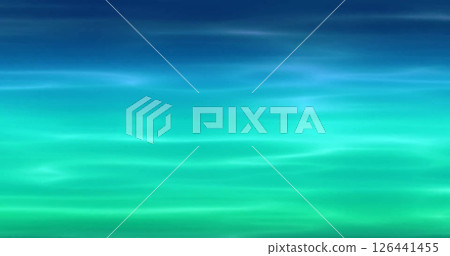 Image of glowing light trails moving over green background Image of glowing light trails moving over green background 126441455