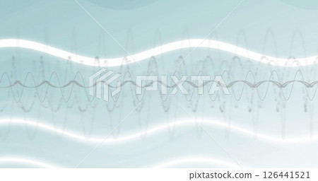 Image of digital data processing over blue background Image of digital data processing over blue background 126441521