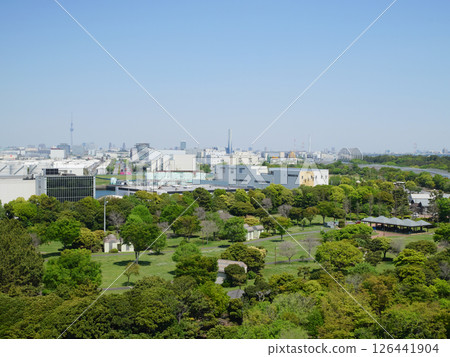 從東京京門大橋俯瞰東京 從東京京門大橋俯瞰東京 126441904