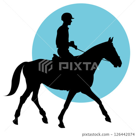 Equestrian sports design 126442074