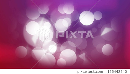Image of white shapes over colourful background Image of white shapes over colourful background 126442340
