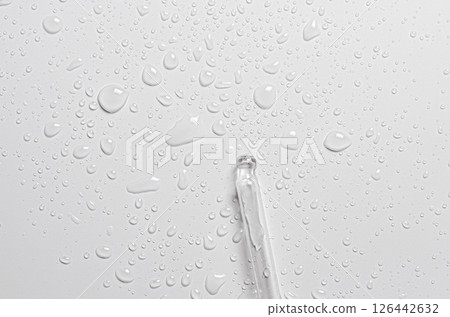 The texture of cosmetic micellar water or moisturizing toner 126442632