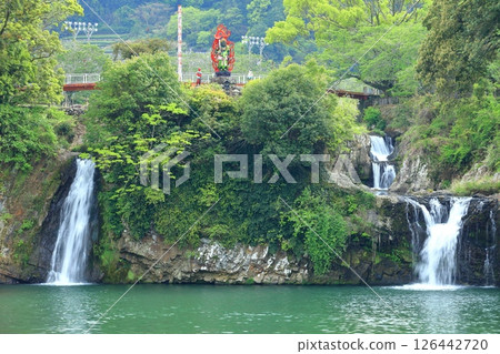 【佐賀縣】等等力道瀑布的新綠色（等等力瀑佈公園） 126442720