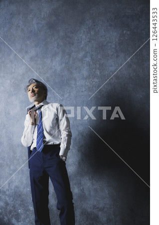 A man in a suit A man in a suit 126443533