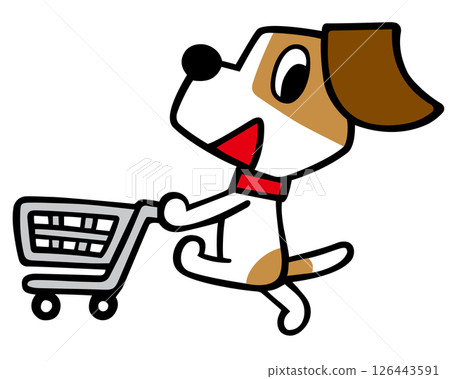 傑克羅素梗犬角色購物車 126443591