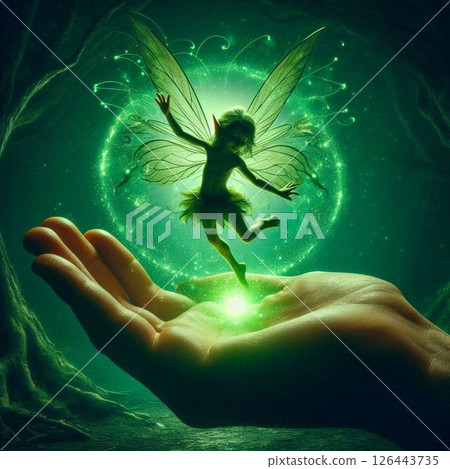 Wind fairy illustration 126443735