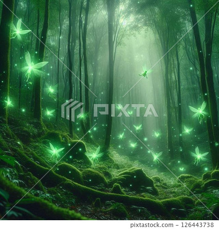 Wind fairy illustration 126443738