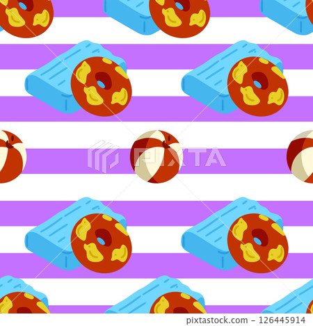 Inflatable Pool Toys Summer Pattern 126445914