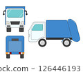 Garbage truck 126446193