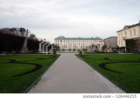 Famous Mirabell Gardens in Salzburg, Austria Famous Mirabell Gardens in Salzburg, Austria 126446255