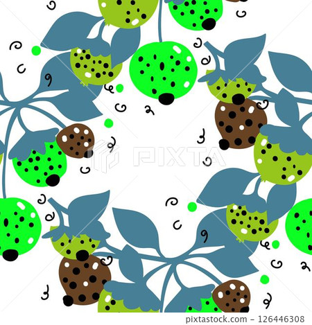 Seamless pattern with nature elements. Vector background for surface design. Seamless pattern with nature elements. Vector background for surface design. 126446308