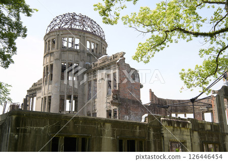 Atomic Bomb Dome in Hiroshima Peace Memorial Park Atomic Bomb Dome in Hiroshima Peace Memorial Park 126446454