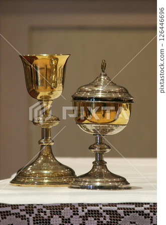 Golden chalice Golden chalice 126446696