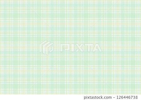 Cute mint green check pattern 126446738