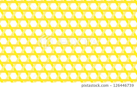 Orange and yellow thick line basket weave pattern 126446739