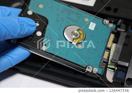 Hard disk replacement Hard disk replacement 126447356