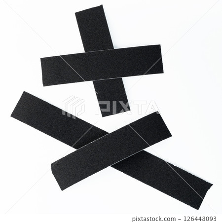 Black unti slippery tape 126448093