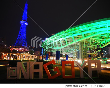 TV Tower Illumination TV Tower Illumination 126448682