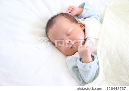 Newborn asleep asleep asleep 126448767