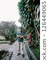 tourist with backpack 126449065