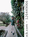 senior woman walking in the park 126449066