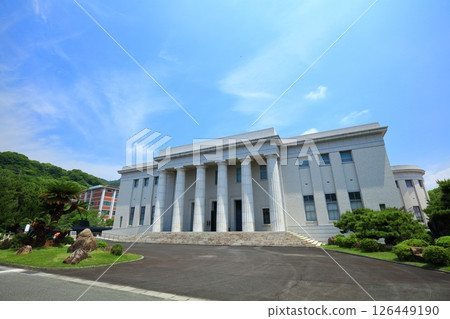 [Hiroshima Prefecture] Naval Academy Educational Reference Museum on a clear day 126449190