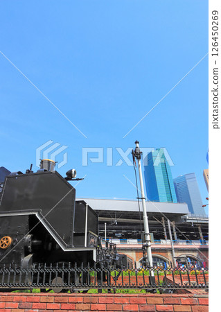 東京都港區新橋車站前SL廣場的風景 126450269