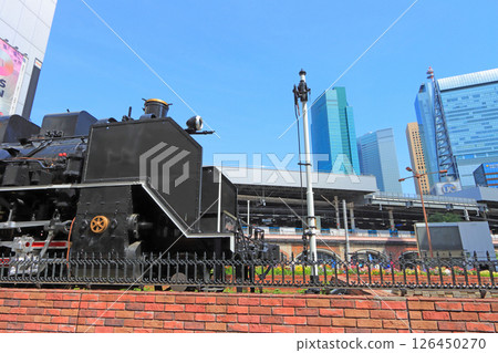 Scenery of the SL Square in front of Shimbashi Station, Minato Ward, Tokyo 126450270