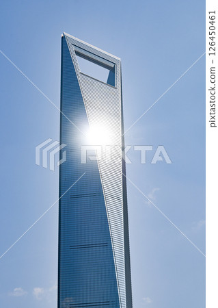 上海陸家嘴的摩天大樓 126450461