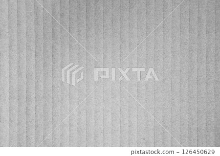 Dark grey carton box kraft paper background texture with vertical lines 126450629